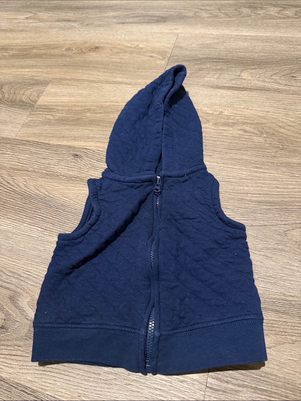 Carter's Navy Quilted Hooded Vest